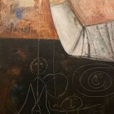 Oil painting by Lucio Renucci "The Cages"