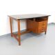Vintage oak desk from the 1960s.