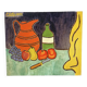 Nature morte signée Lalles 1982