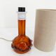 Lampe de table en verre vintage Kosta Boda orange 1960