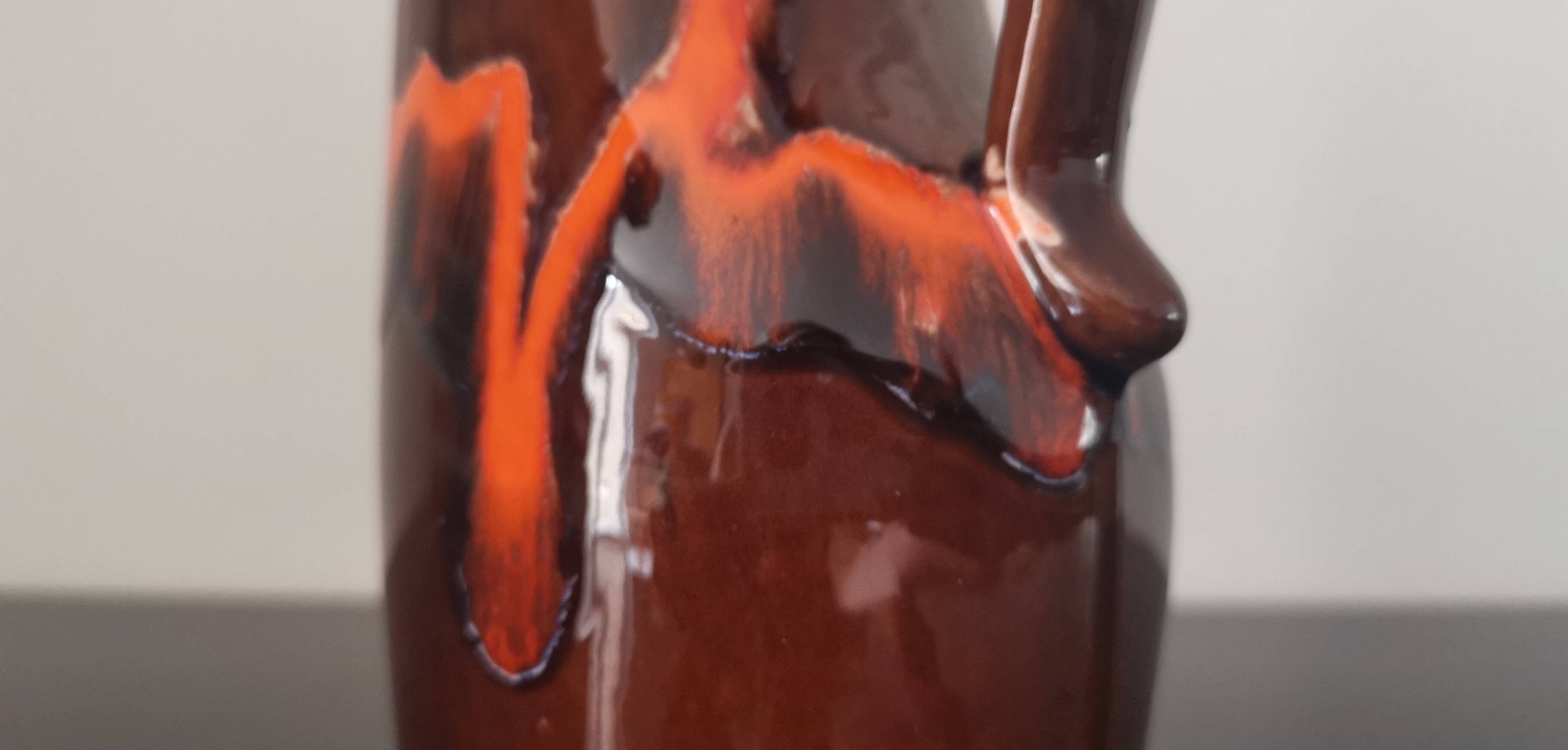 Old Anjou ceramic vase