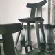 Lot de 10 chaises bistrot en bois