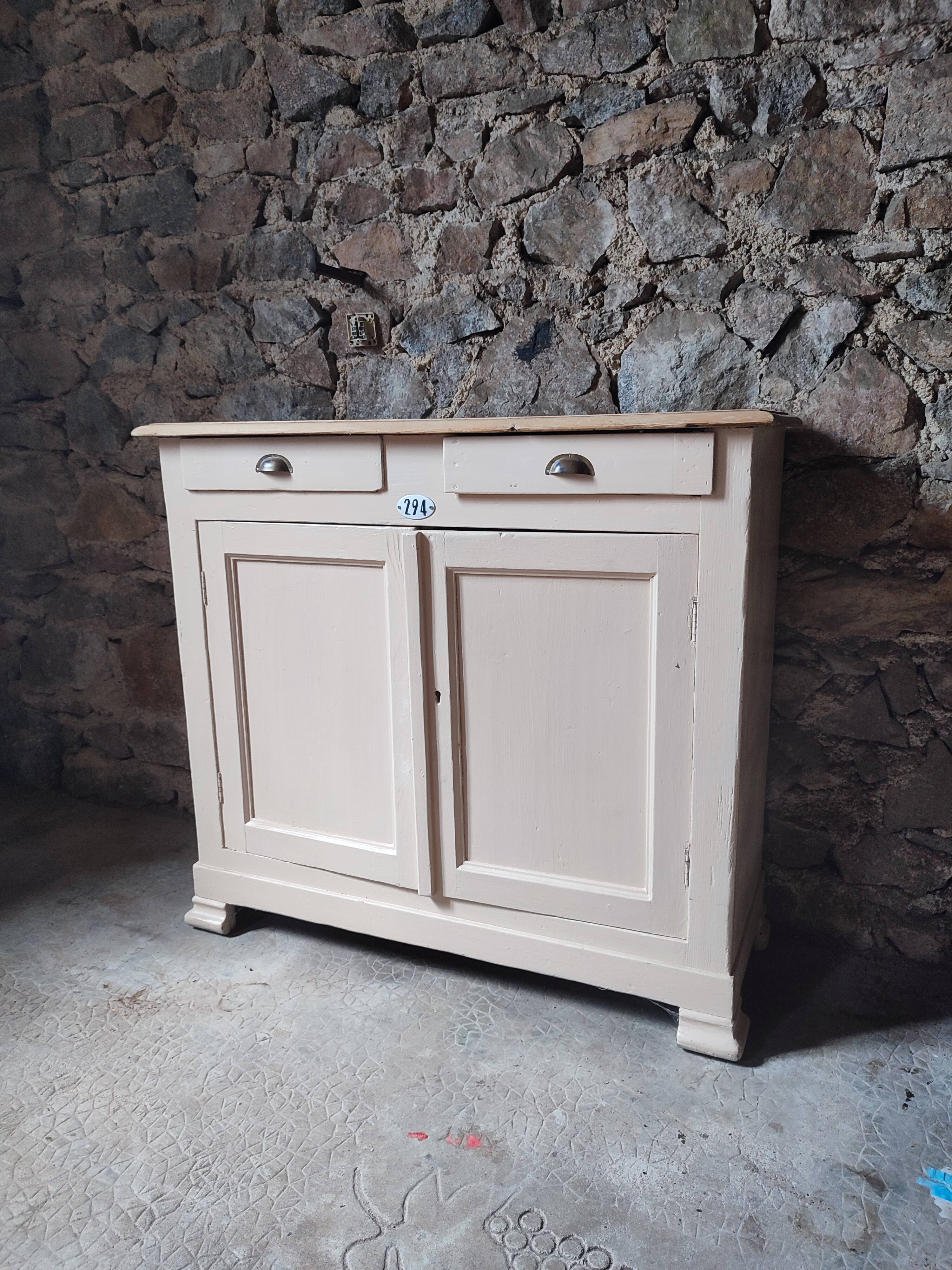 Antique low sideboard