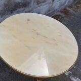 Vintage gold brass coffee table