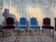 Set of 4 Napoleon III chairs in black and gold.