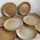 10 Stoneware Dessert Plates France CNP Village Neuve