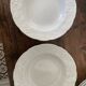 Deep porcelain plates
