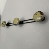 Yellow vintage patère