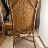 Authentic Parisian Bistro Chair – Maison Drucker/Gatti – Rattan and T