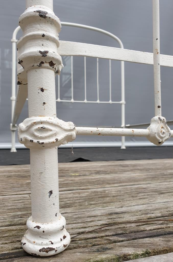 19th century metal bed encaged bird 200x120