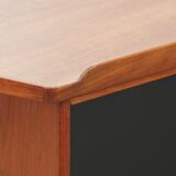 Scandinavian desk boomerang in teak by Arne Hovmand Olsen