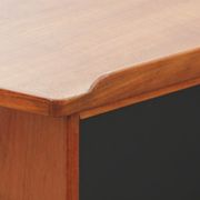 Bureau scandinave boomerang en teck d'Arne Hovmand Olsen