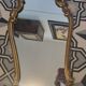Baroque mirror Louis XV gilded wood (83 x 45cm)