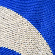 Tapis contemporain ora tressé en coton (77cm), édition unique