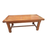 Solid oak farmhouse table full top