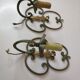 Pair of wrought iron sconces