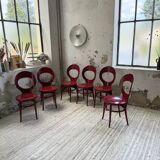 Set 6 chaises bistrot Baumann modèle Mouette