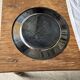Round silver-plated tray with a wide gold border D30 H2