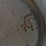 Pot in gres signed EB