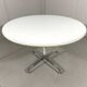 Round dining table by Charles & Ray Eames, Herman Miller, 1960s.