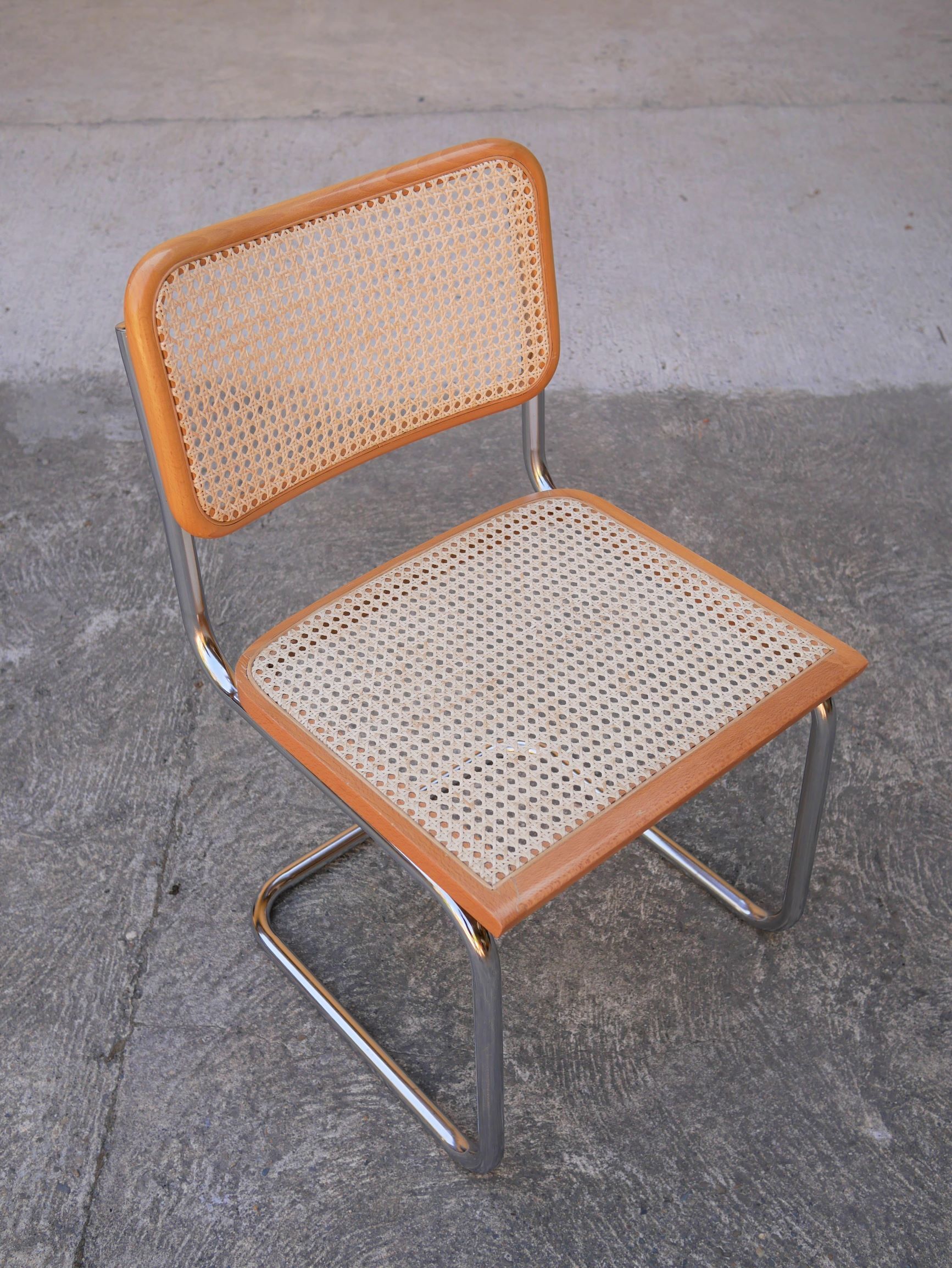 Chair B32 by Marcel Breuer, made in Italy