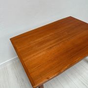 1960s large vintage Danish teak extendable dining table by Vamo Sønderborg