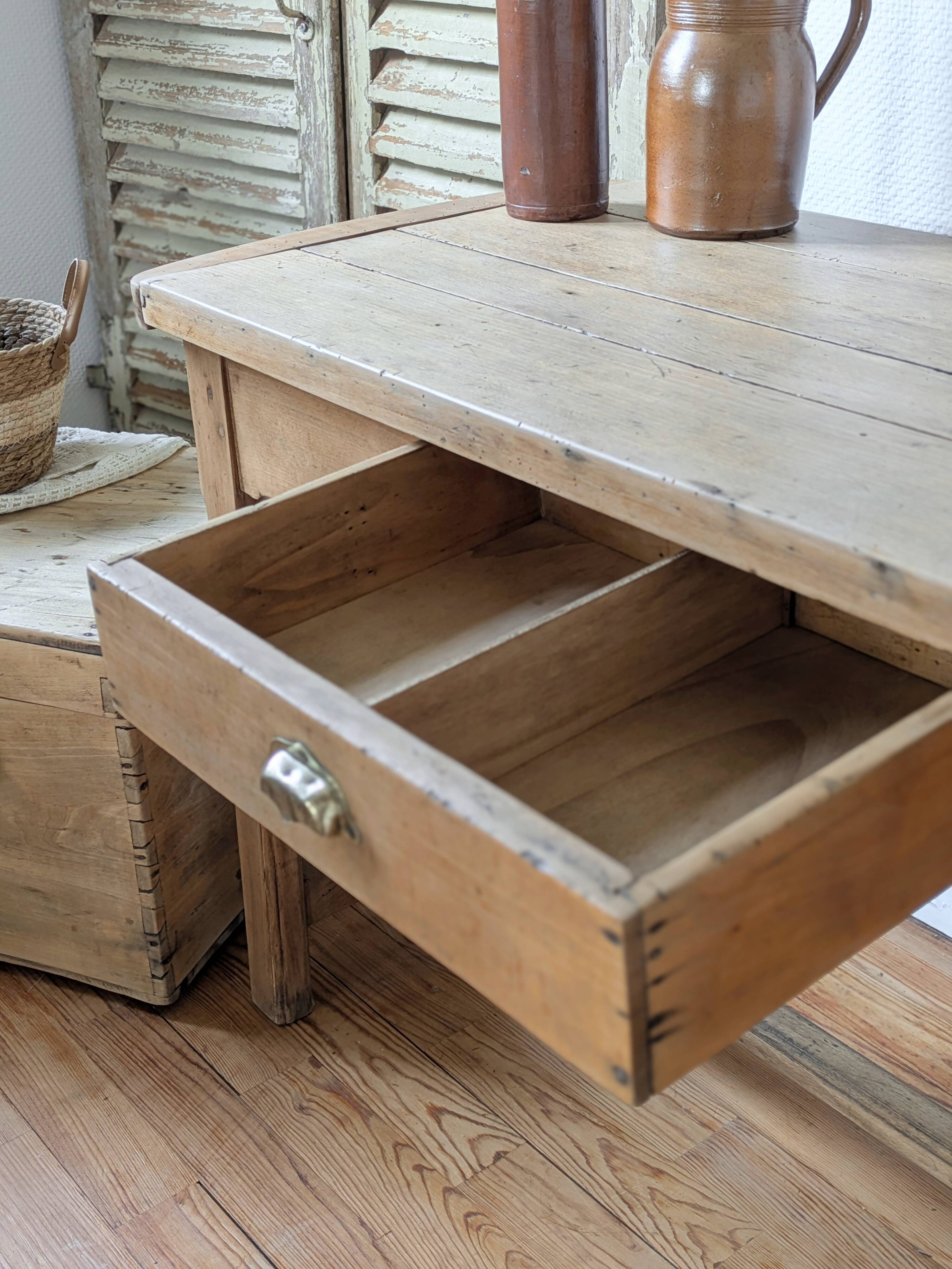 Renovated vintage side table