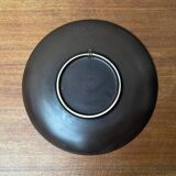 Mid-century German studio pottery wall plate with Ruscha sunflower motif, 1960s.