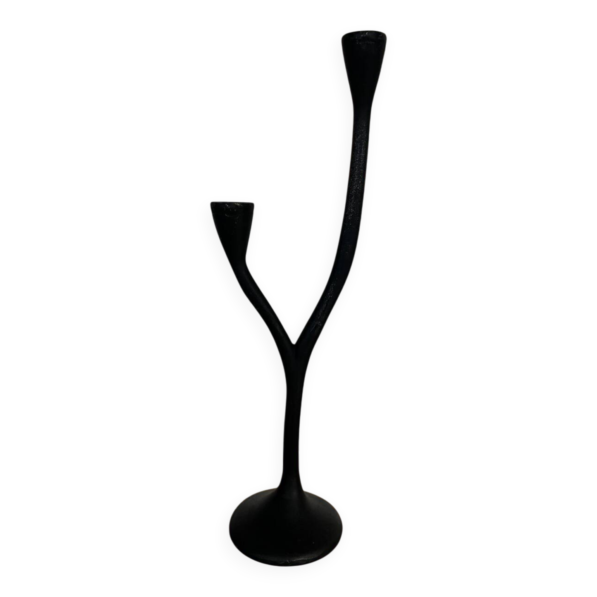 Cast iron "tree" candlestick from the 70s/80s
