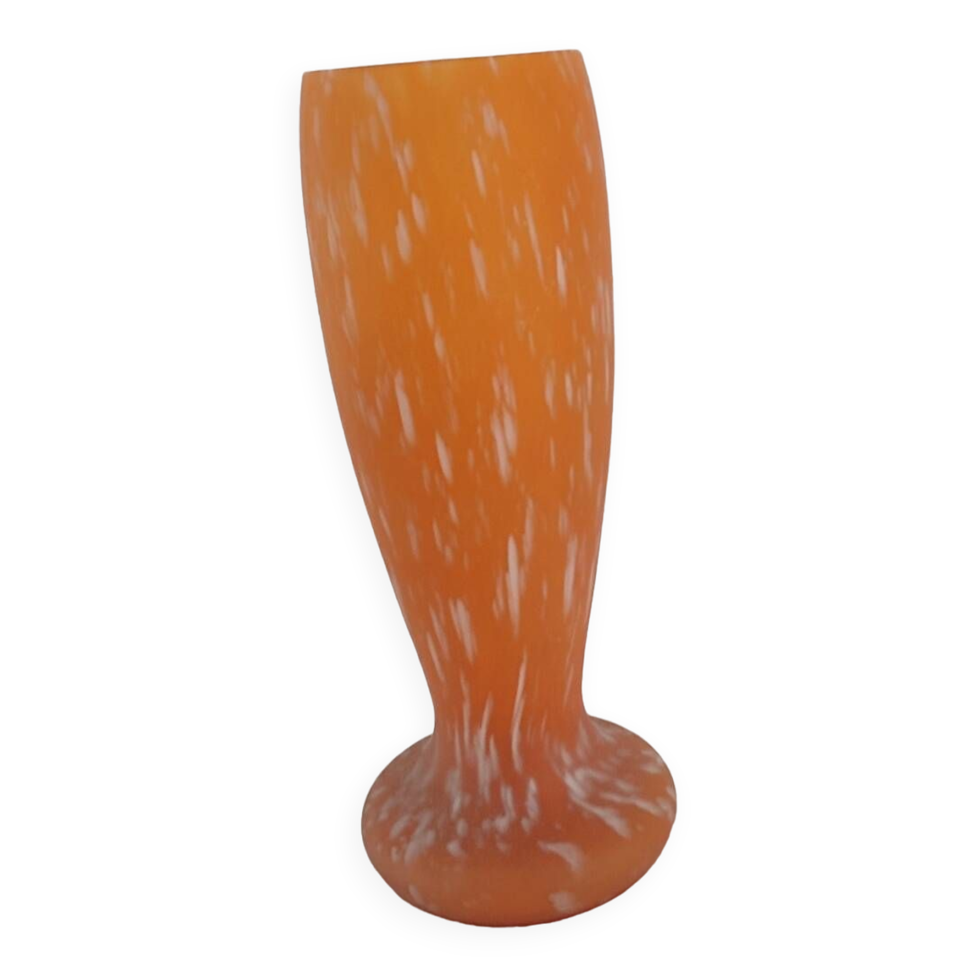 Glass paste vase.