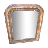 Old wall mirror in wood and stucco 43x53cm
