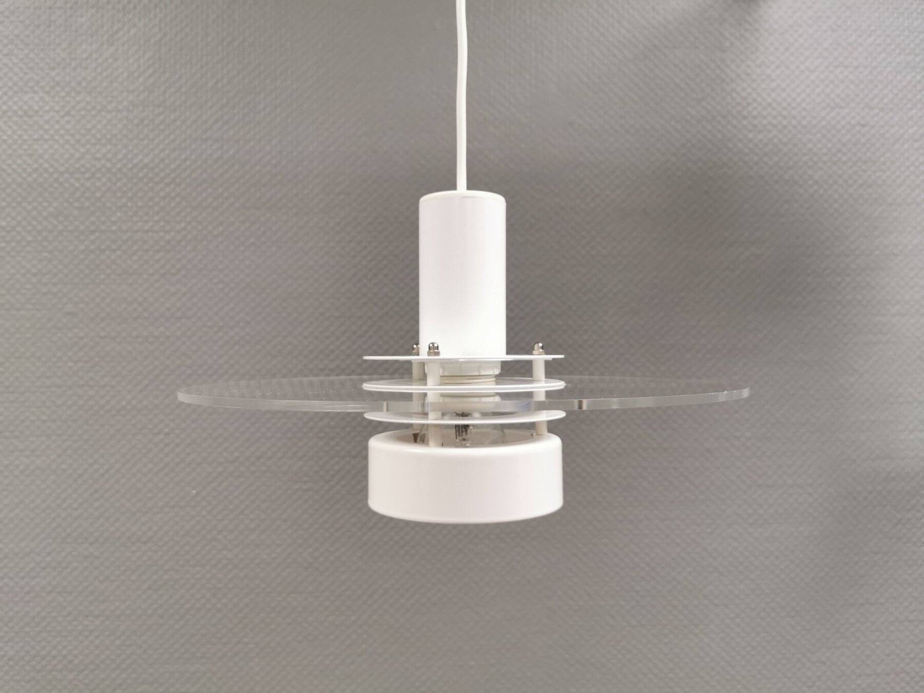 Classic Space Age pendant lamp from the 1980s, Denmark.