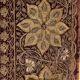 18th Century Indo-Portuguese Embroidery with Gold Thread on Velvet