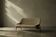 Mid-Century Scandinavian Modern 2Seater Brown Fabric Grace Sofa  from Ikea