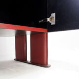 Leather buffet by De Couro from Brazil - 1980s