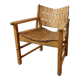 Fan armchair in Scandinavian style locust
