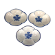 Set of 3 cups by Galle Nancy Saint Clément