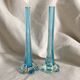 Pair of blown glass soliflore vases, 1960s