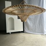 Suspension rattan saucer iron frame D:120 H:60