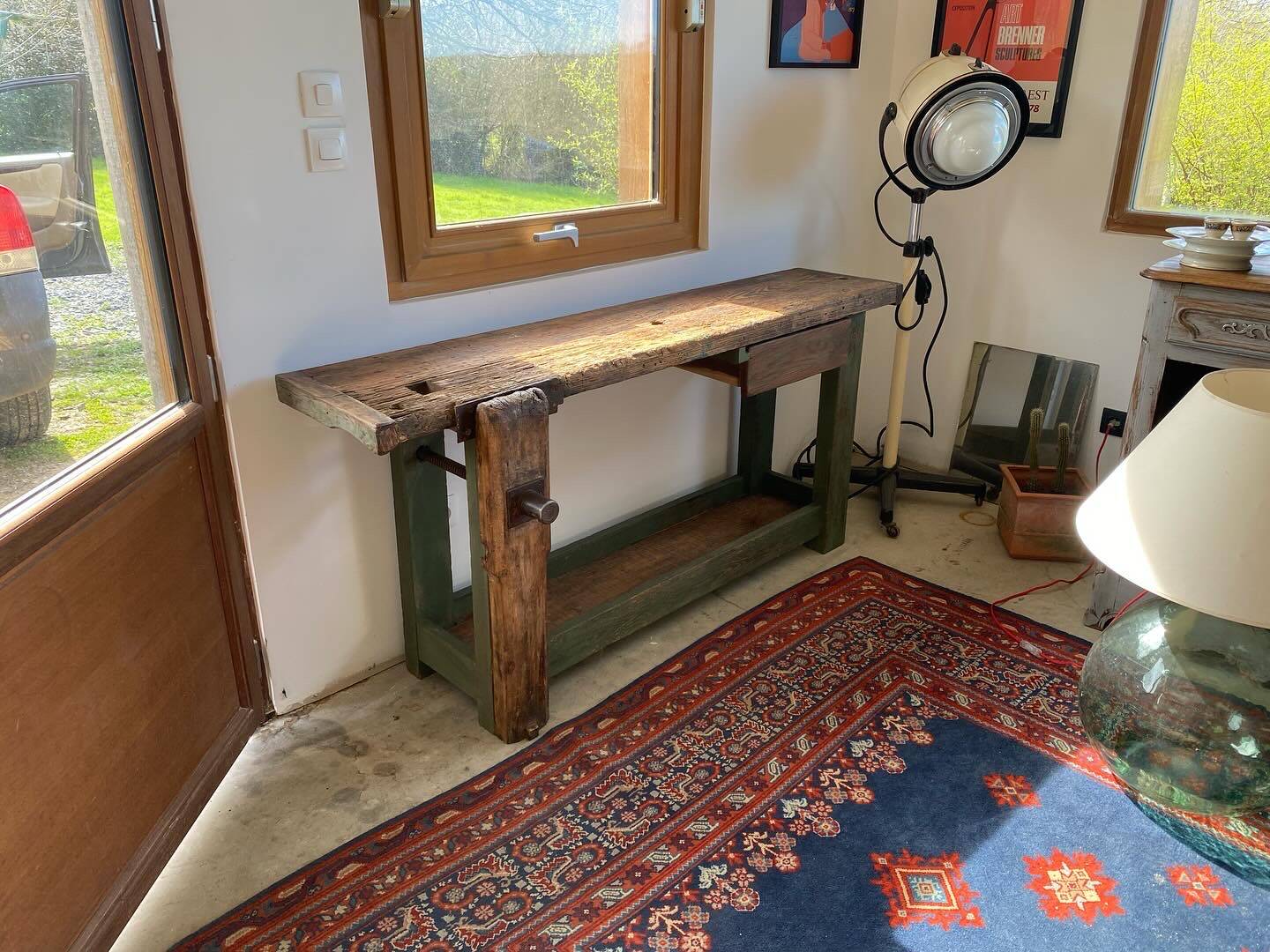 Console carpenter's workbench