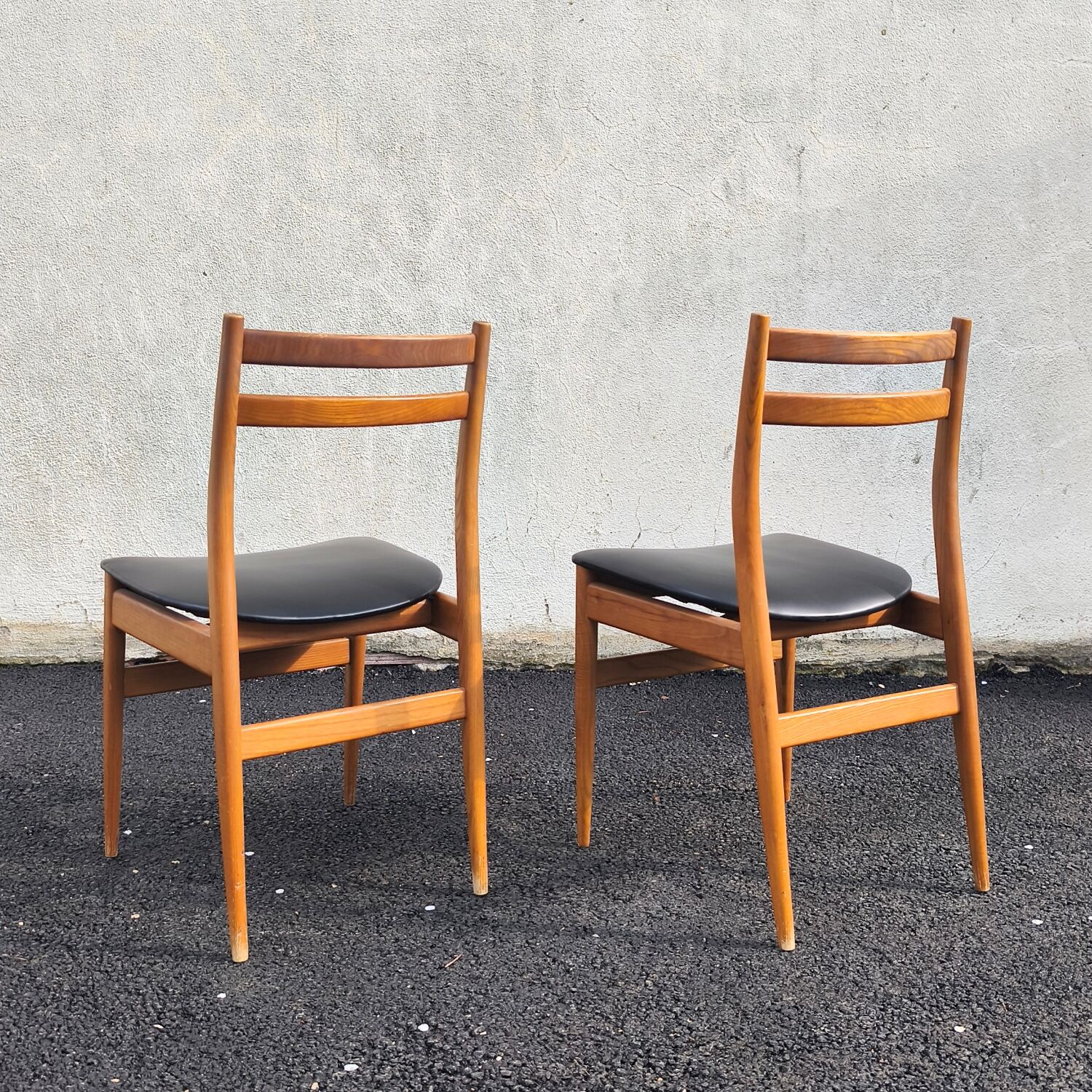 Pair of Scandinavian design chairs, 1960