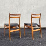 Pair of Scandinavian design chairs, 1960
