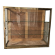 Vitrine en laiton ded la maison william paris xi