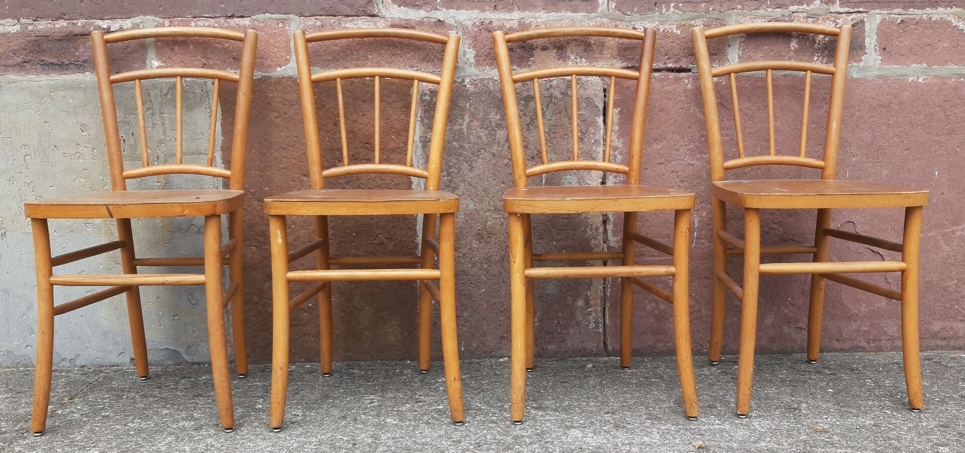 Chaises bistrot (Lot de 4 chaises)