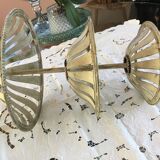 Servant painted iron fruit baskets