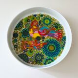 Rosenthal Feuervogel Porcelain Bowl by Björn Wiinblad, Rosenthal Studio Line, Bowl, Plate