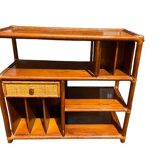 Meuble de rangement en rotin