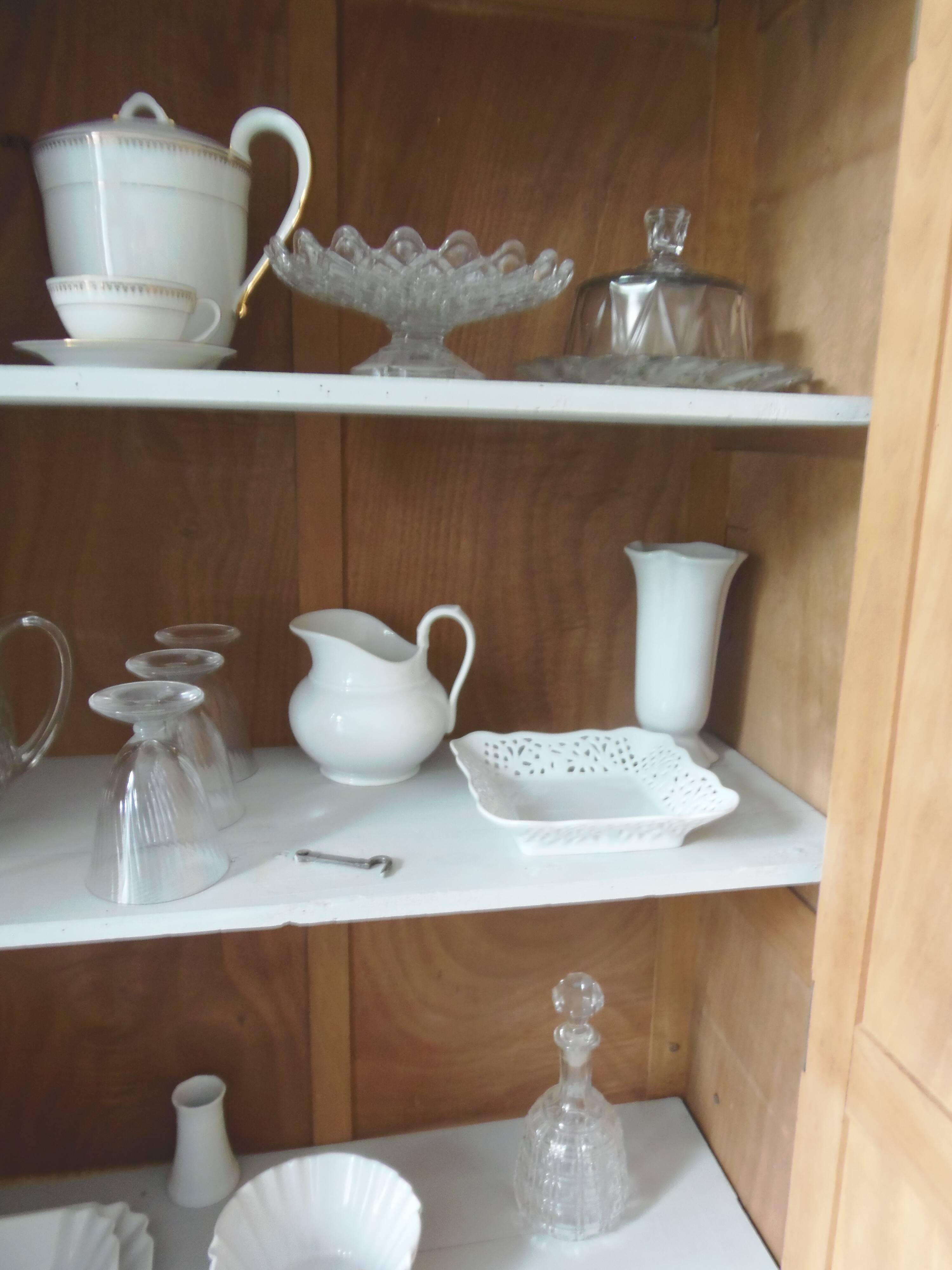 Vintage Parisian wardrobe has been completely sanded and waxed.