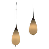 'Teardrop' Par of pendant by Goffredo Reggiani for Temde Leuchten