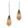 'Teardrop' Par of pendant by Goffredo Reggiani for Temde Leuchten